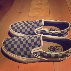 Vans platform slip ons.